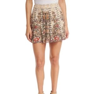 Sagat Floral Silk Mini Skirt, Talitha